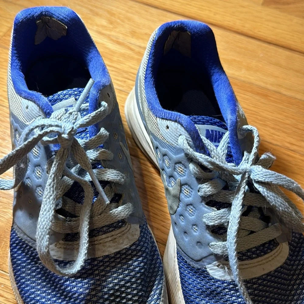 Nike Downshifter youth sneakers, blue, size 4Y
